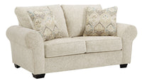 Thumbnail for Haisley - Ivory - Loveseat Tony's Home Furnishings Furniture. Beds. Dressers. Sofas.