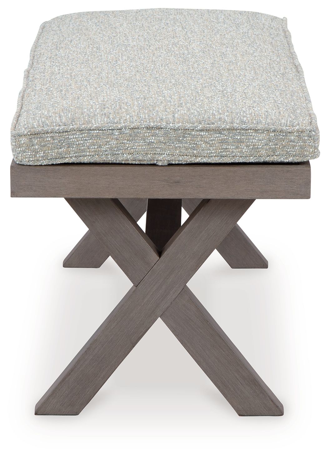 Hillside Barn - Gray / Brown - Bench With Cushion - Tony's Home Furnishings