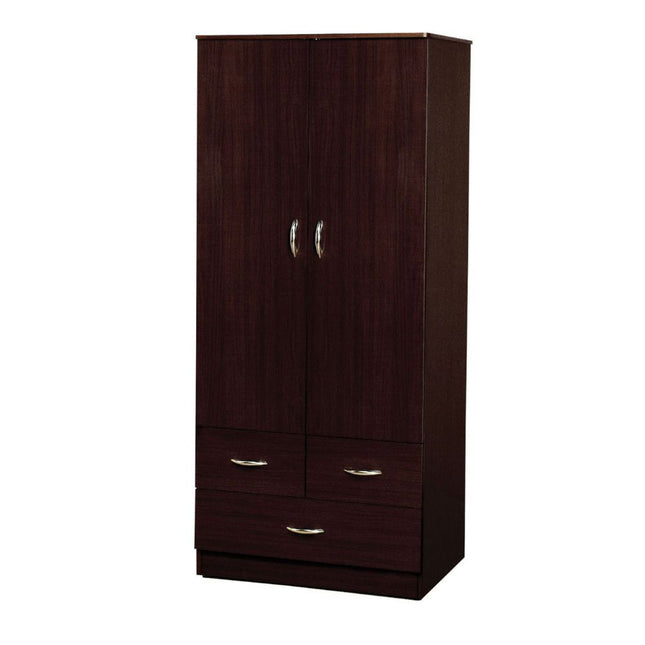 Yorktown - Wardrobe - Dark Brown - 32" - Tony's Home Furnishings