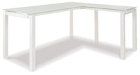 Thumbnail for Baraga - White - L-desk Tony's Home Furnishings Furniture. Beds. Dressers. Sofas.