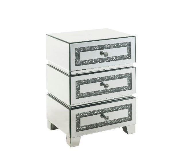 Noralie - Accent Table - Pearl Silver - Wood - 26" - Tony's Home Furnishings