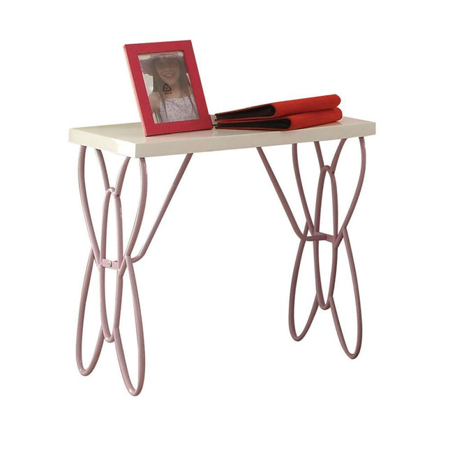 Priya II - Nightstand - White & Light Purple - Tony's Home Furnishings