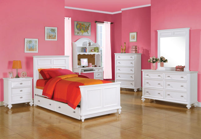 Athena - Full Bed - White - 50" - Tony's Home Furnishings