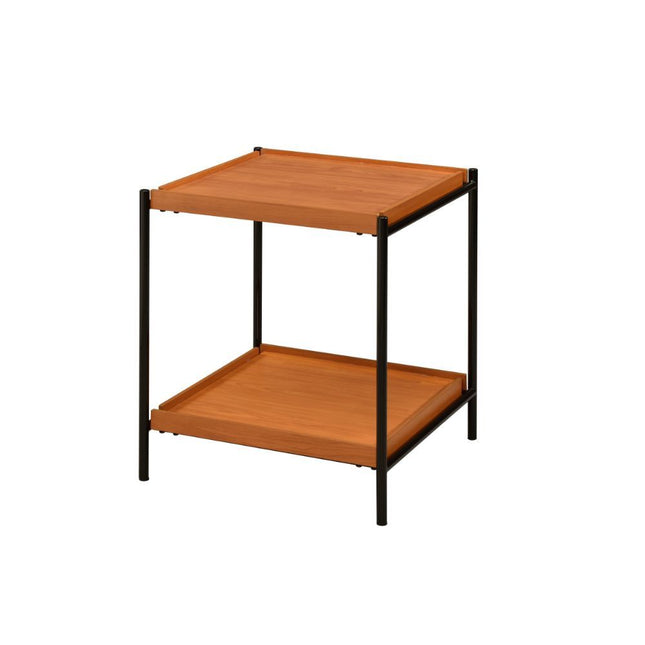 Oaken - End Table - Honey Oak & Black - Tony's Home Furnishings