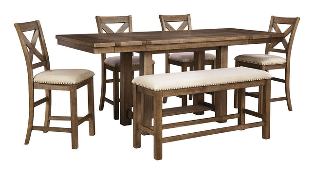 Moriville - Rectangular Dining Table Set - Counter Height - Tony's Home Furnishings