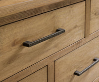 Thumbnail for Galliden - Light Brown - Five Drawer Chest - Tony's Home Furnishings