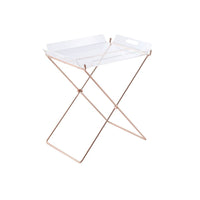 Thumbnail for Cercie - Tray Table - Clear Acrylic & Copper - Tony's Home Furnishings