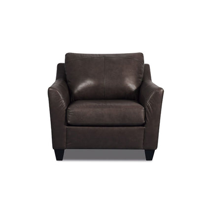 Cocus - Chair - Espresso Top Grain Leather Match - Tony's Home Furnishings