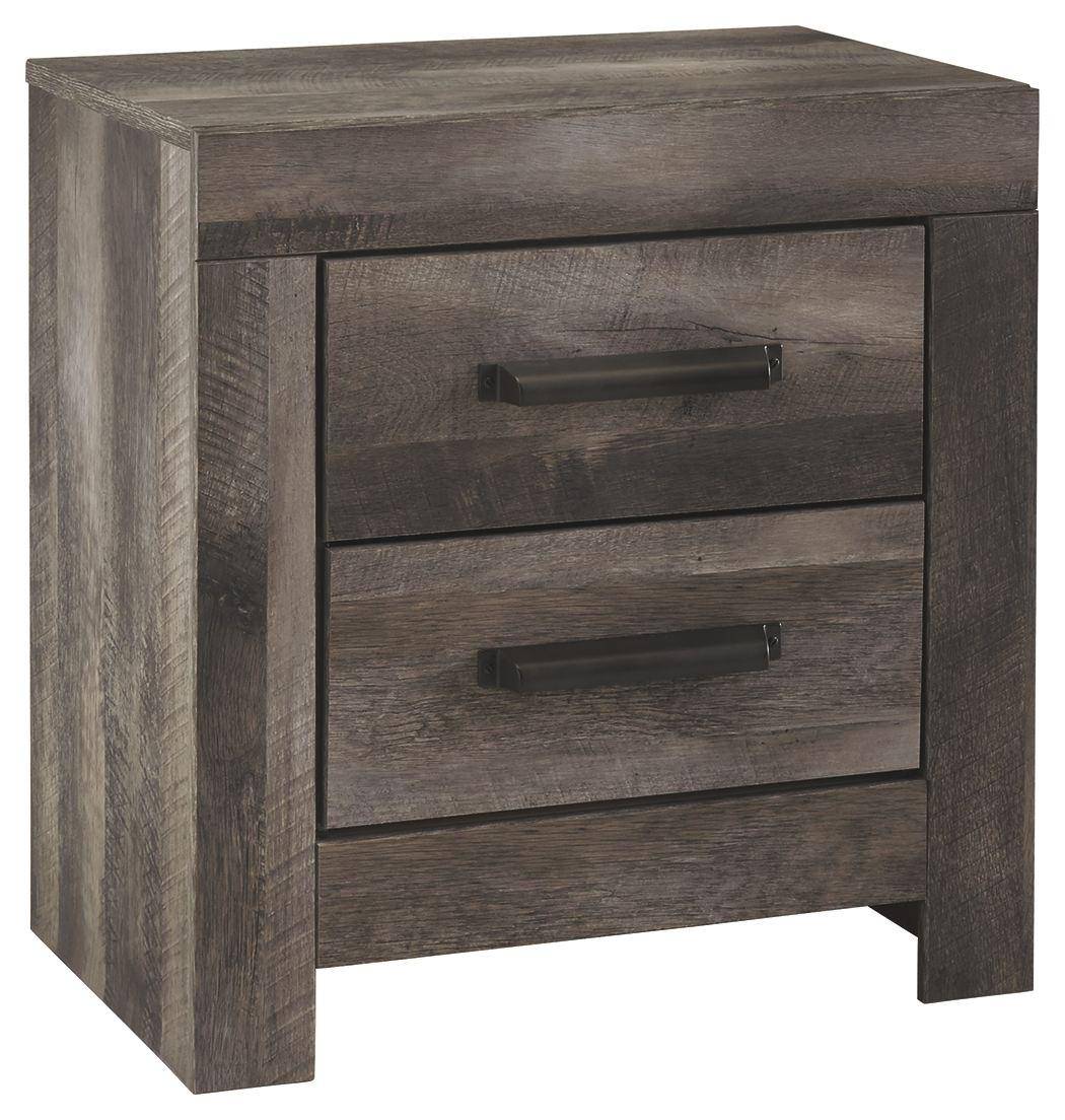 Wynnlow - Gray - Two Drawer Night Stand Tony's Home Furnishings Furniture. Beds. Dressers. Sofas.