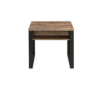 Thumbnail for Aflo - End Table - Weathered Oak & Black Finish - Tony's Home Furnishings