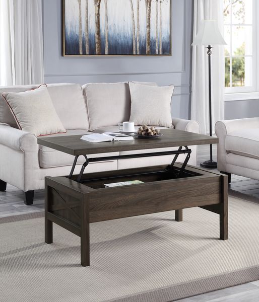 Harel - Coffee Table - Walnut Finish - 18" - Tony's Home Furnishings