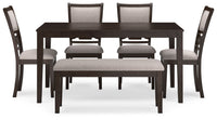 Thumbnail for Langwest - Brown - Dining Room Table Set (Set of 6) - Tony's Home Furnishings
