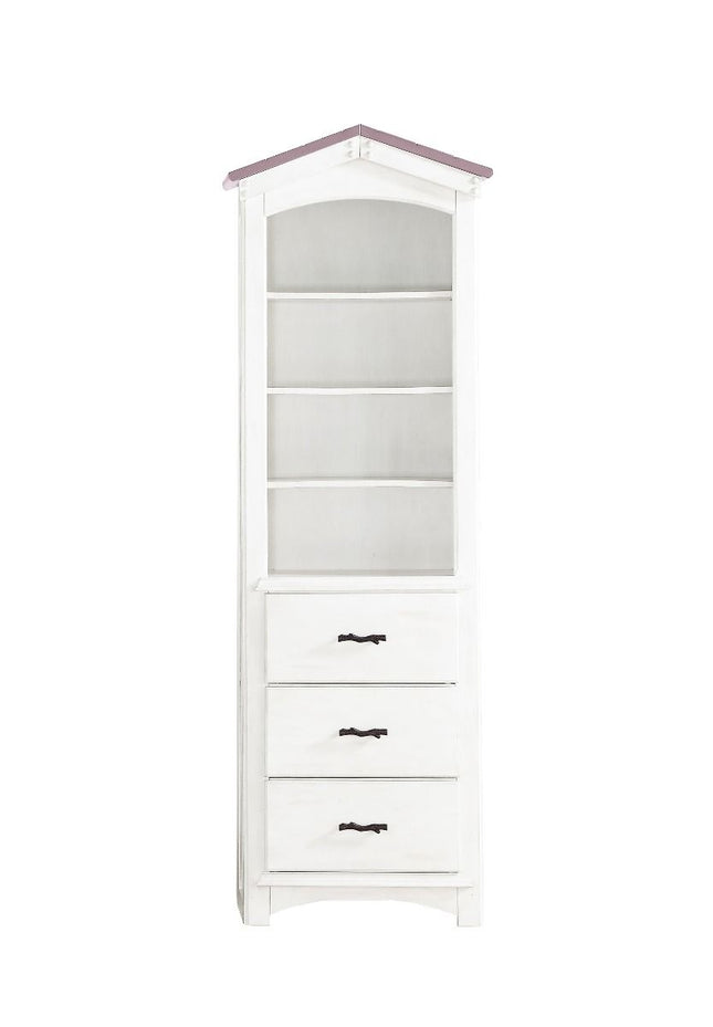 Tree House - Bookshelf - Pink & White Finish - Tony's Home Furnishings