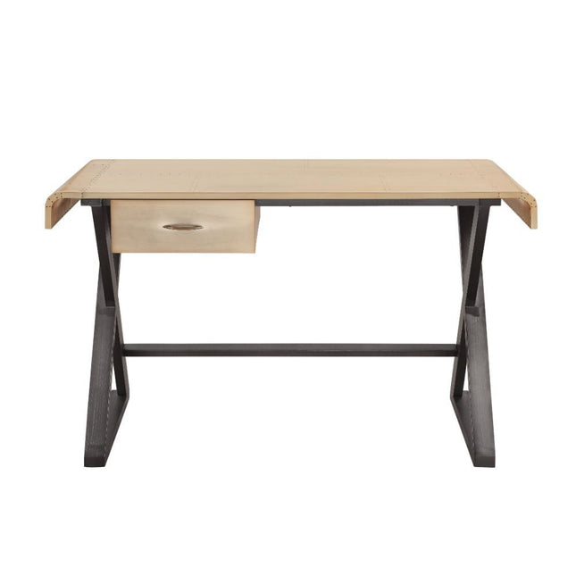 Danton - Desk - Gold Aluminum - Tony's Home Furnishings