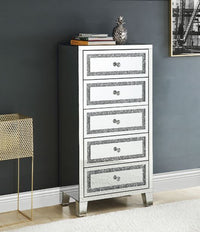 Thumbnail for Noor - Cabinet - Mirrored & Faux Diamonds Inlay - Tony's Home Furnishings