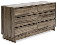 Thumbnail for Shallifer - Brown - Six Drawer Dresser Tony's Home Furnishings Furniture. Beds. Dressers. Sofas.