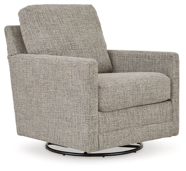 Bralynn - Linen - Swivel Glider Accent Chair Ashley® 