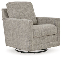 Thumbnail for Bralynn - Linen - Swivel Glider Accent Chair Tony's Home Furnishings Furniture. Beds. Dressers. Sofas.