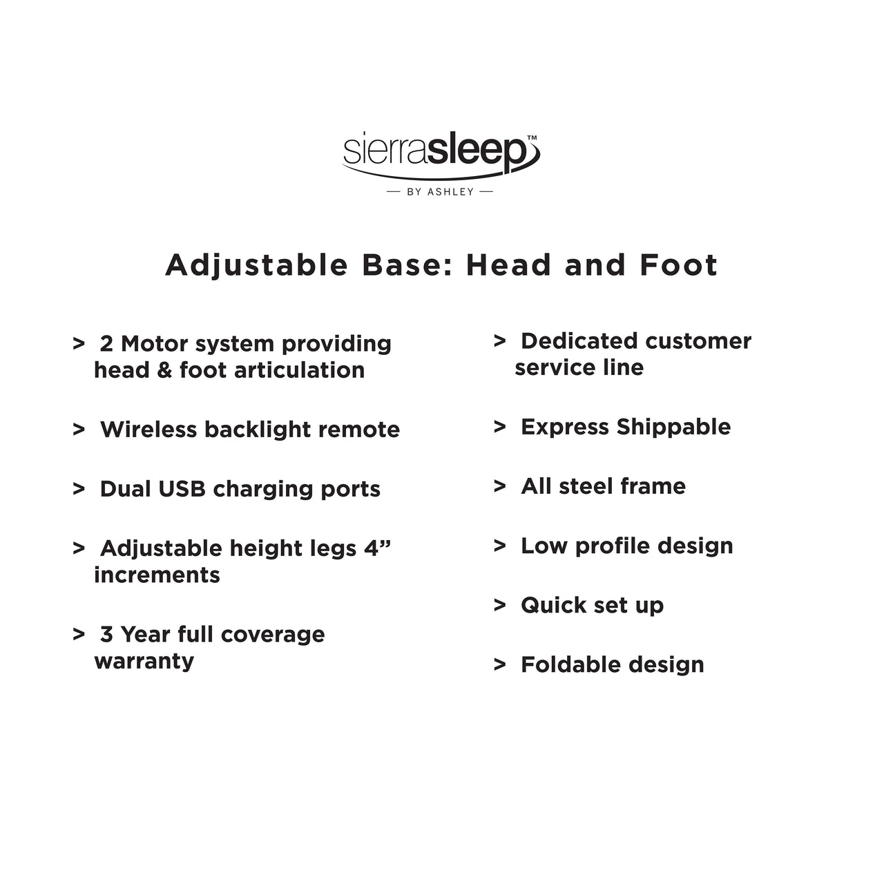 Head-Foot Good Adjustable Base - Tony's Home Furnishings