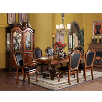 Thumbnail for Chateau De Ville - Chair (Set of 2) - Black PU & Cherry - Tony's Home Furnishings