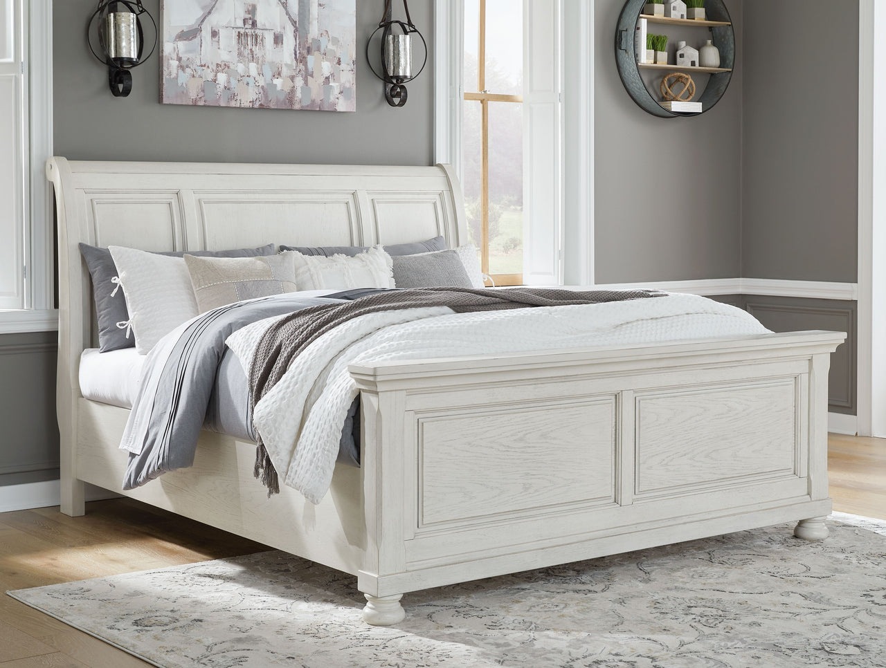Robbinsdale - Sleigh Bed - Tony's Home Furnishings