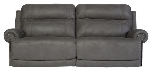 Austere - Gray - 2 Seat Reclining Sofa Ashley Furniture 