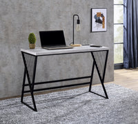 Thumbnail for Collick - Writing Desk - Weathered Gray & Black Finish - Tony's Home Furnishings