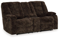 Thumbnail for Soundwave - Reclining Loveseat W/Console - Tony's Home Furnishings