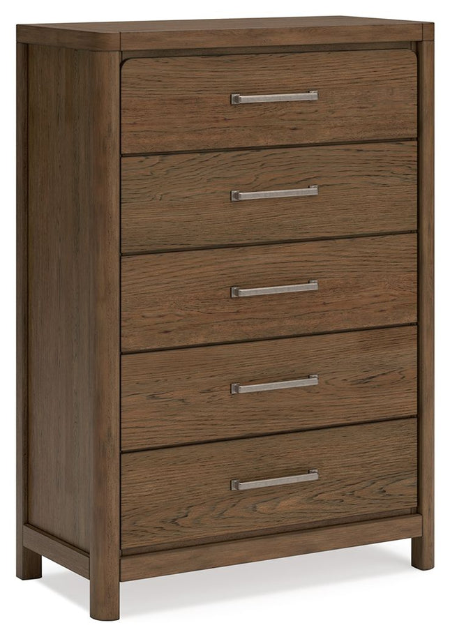 Cabalynn - Light Brown - Five Drawer Chest Signature Design by Ashley® 