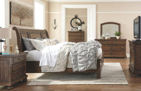 Thumbnail for Flynnter - Storage Sleigh Bed Tony's Home Furnishings Furniture. Beds. Dressers. Sofas.