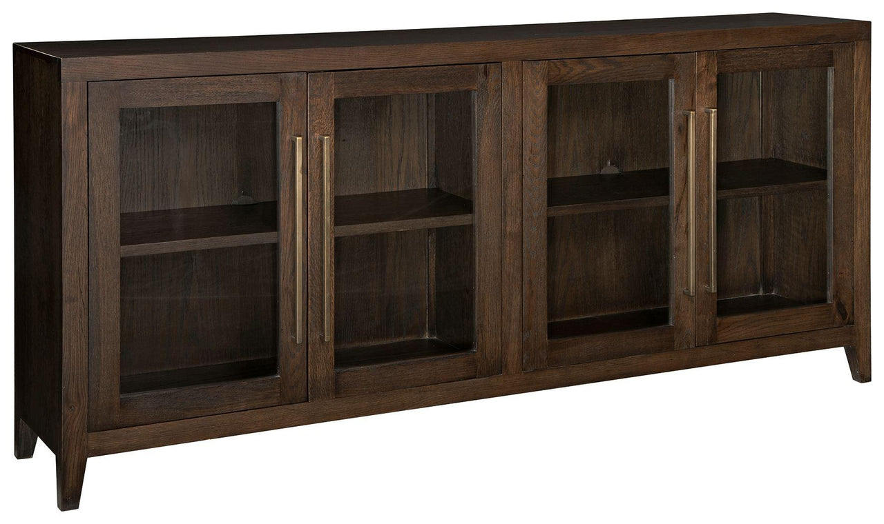 Balintmore - Dark Brown - Accent Cabinet - Horizontal Tony's Home Furnishings Furniture. Beds. Dressers. Sofas.