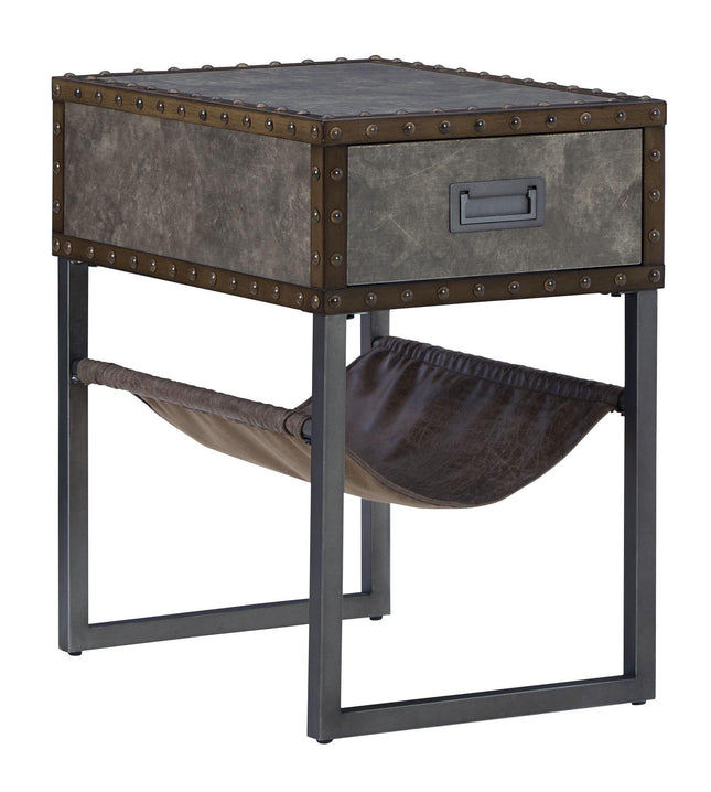 Derrylin - Brown - Chair Side End Table Signature Design by Ashley® Yakima WA