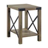Abiram - End Table - Rustic Oak Finish - Tony's Home Furnishings