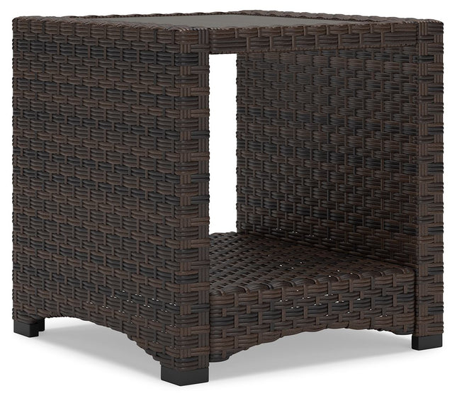 Windglow - Brown - Square End Table - Tony's Home Furnishings