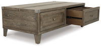 Thumbnail for Chazney - Rustic Brown - Lift Top Cocktail Table Tony's Home Furnishings Furniture. Beds. Dressers. Sofas.