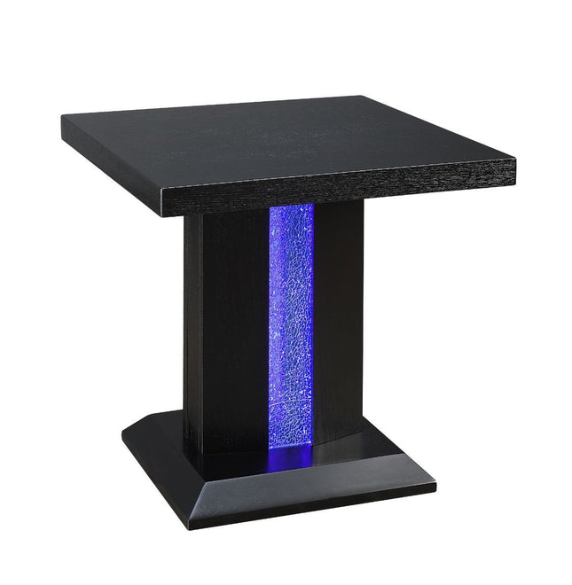 Bernice - End Table - Black & Led - Tony's Home Furnishings