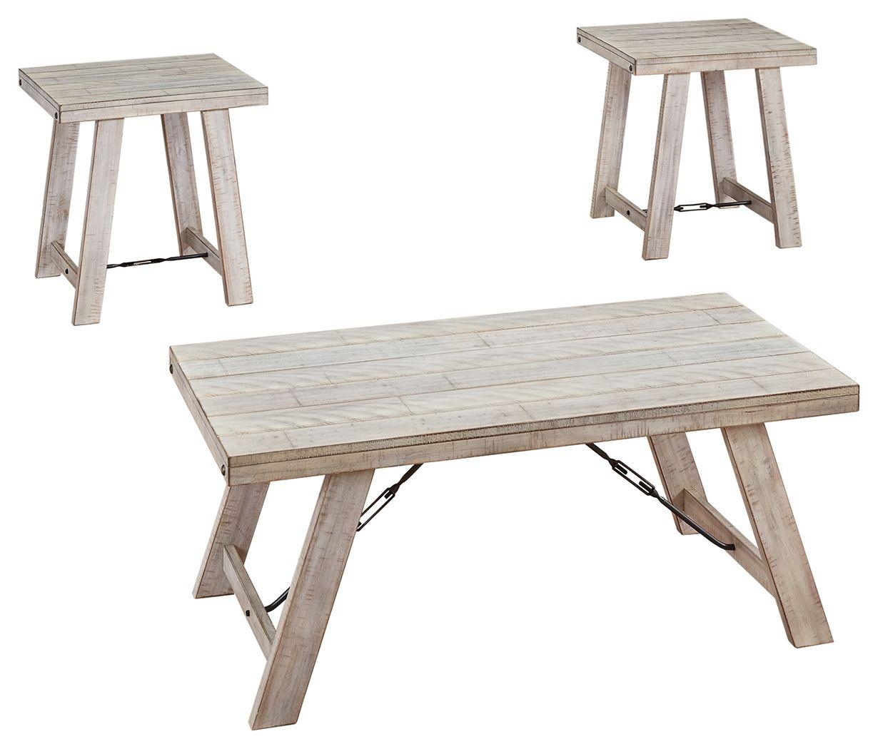 Carynhurst - Whitewash - Occasional Table Set (Set of 3) Tony's Home Furnishings Furniture. Beds. Dressers. Sofas.