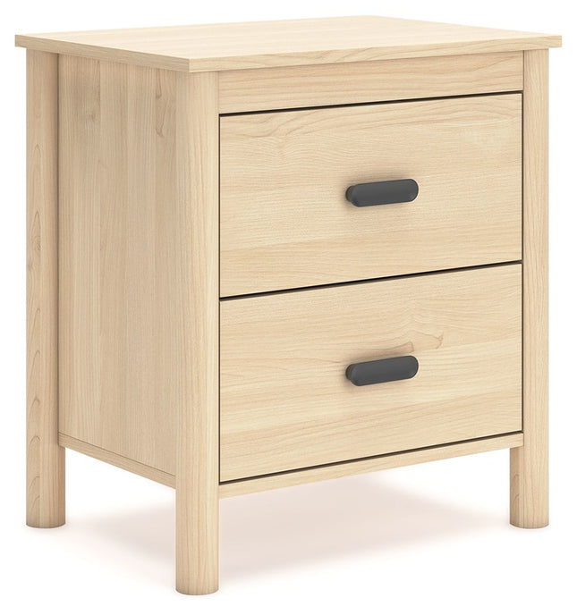 Cabinella - Tan - Two Drawer Night Stand - Tony's Home Furnishings