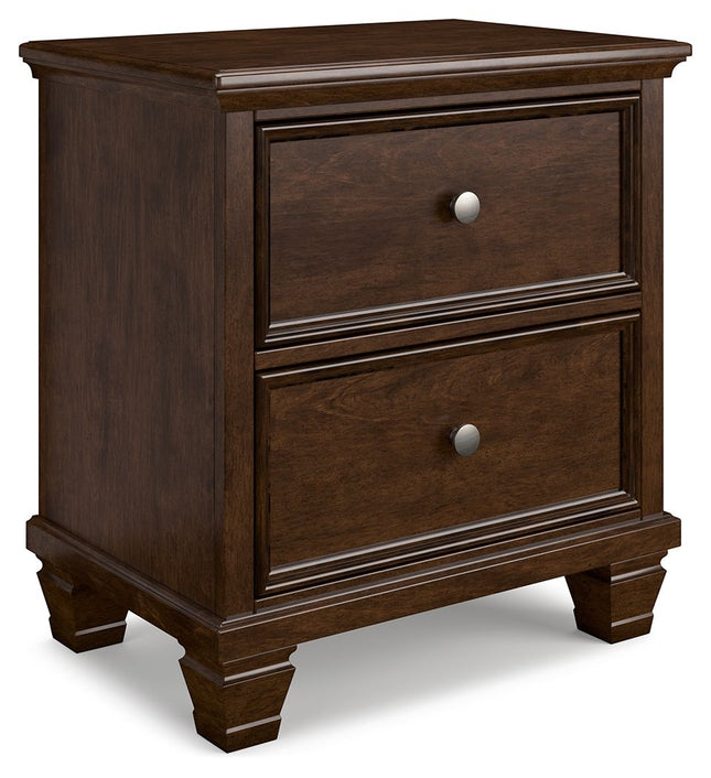 Danabrin - Brown - Two Drawer Nightstand Signature Design by Ashley® 