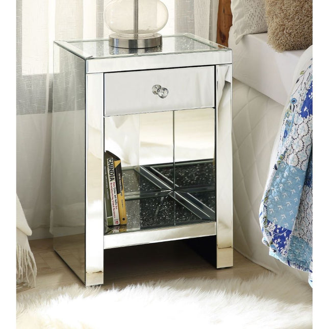 Noralie - Accent Table - Pearl Silver - 26" - Tony's Home Furnishings