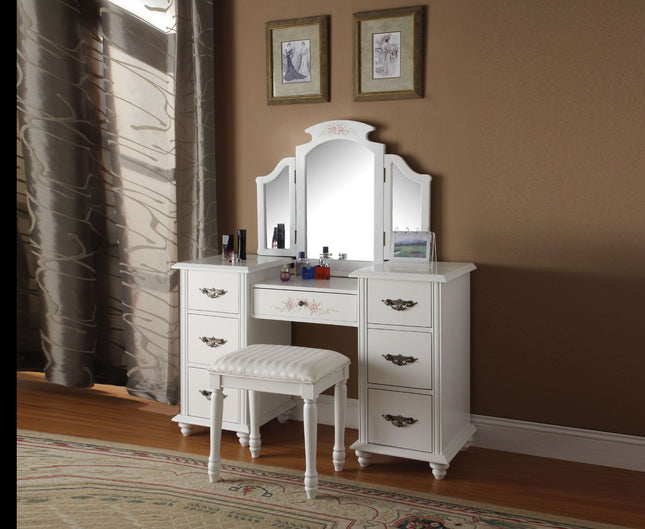 Torian - Vanity Desk - White - Tony's Home Furnishings