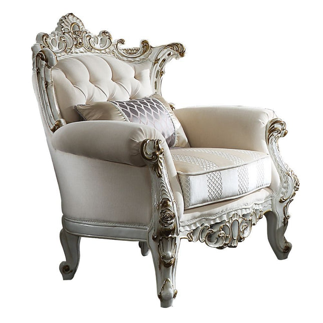 Picardy II - Chair - Fabric & Antique Pearl - Tony's Home Furnishings