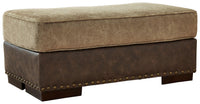 Thumbnail for Alesbury - Chocolate - Ottoman Tony's Home Furnishings Furniture. Beds. Dressers. Sofas.