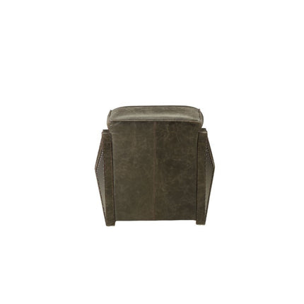 Winchester - Chair - Aluminum & Distress Espresso Top Grain Leather - Tony's Home Furnishings