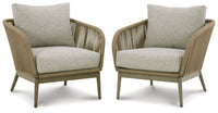 Thumbnail for Swiss Valley - Beige - Lounge Chair W/Cushion (Set of 2) Tony's Home Furnishings Furniture. Beds. Dressers. Sofas.
