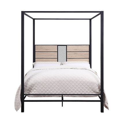 Baara - Twin Bed - Natural & Sandy Gray - Tony's Home Furnishings