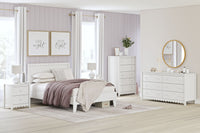 Thumbnail for Hallityn - White - Two Drawer Night Stand - Tony's Home Furnishings