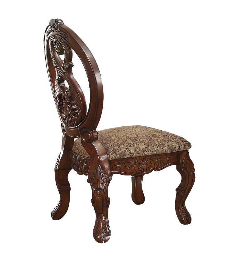 Rovledo - Side Chair (Set of 2) - Fabric & Cherry - Tony's Home Furnishings