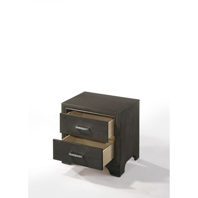 Carine II - Nightstand - Gray - Tony's Home Furnishings