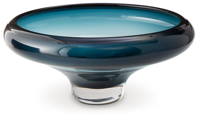 Vallborough - Teal Blue - Bowl - Tony's Home Furnishings